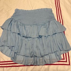 Light blue skirt